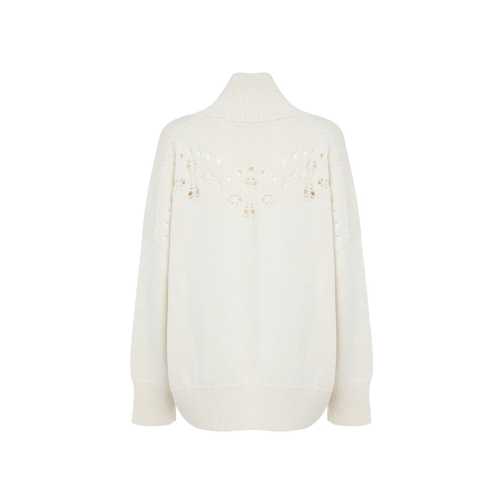 White Wool Sweatshirt