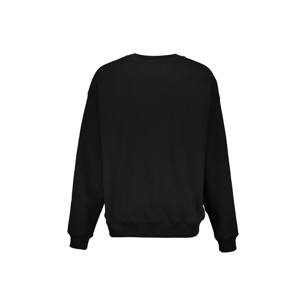 Black Cotton Sweatshirt