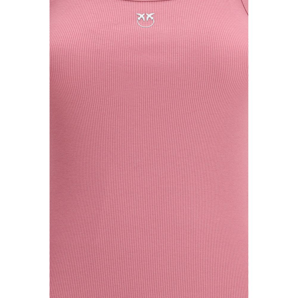 Multicolor Cotton Sleeveles T-Shirt