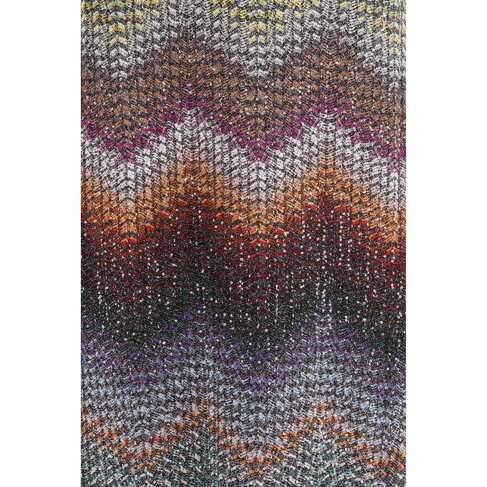 Multicolor Viscose Long Dress