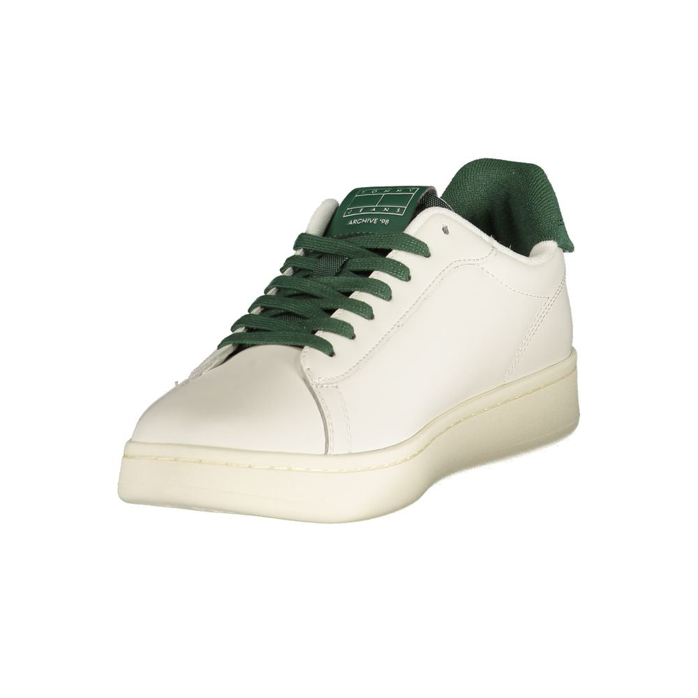 Bianco Polyurethane Men Sneaker