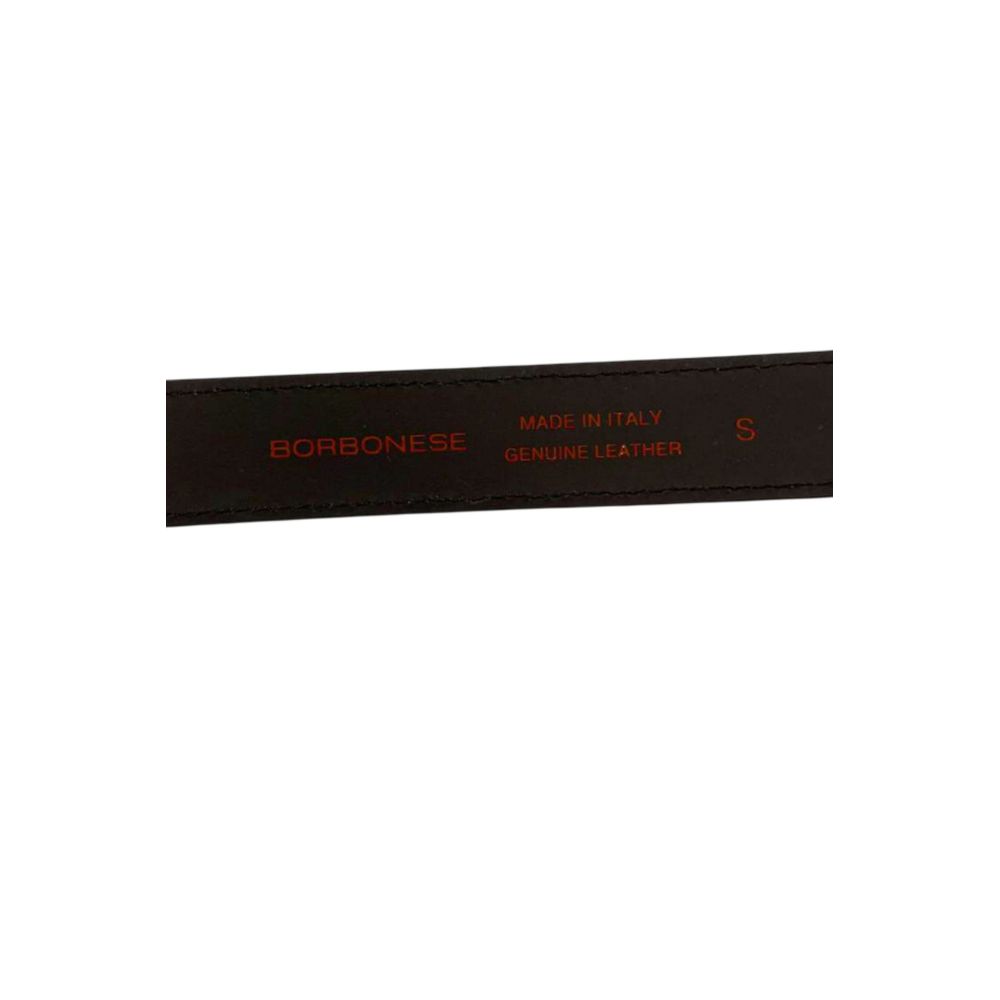Red Genuine Leather Women's Belt