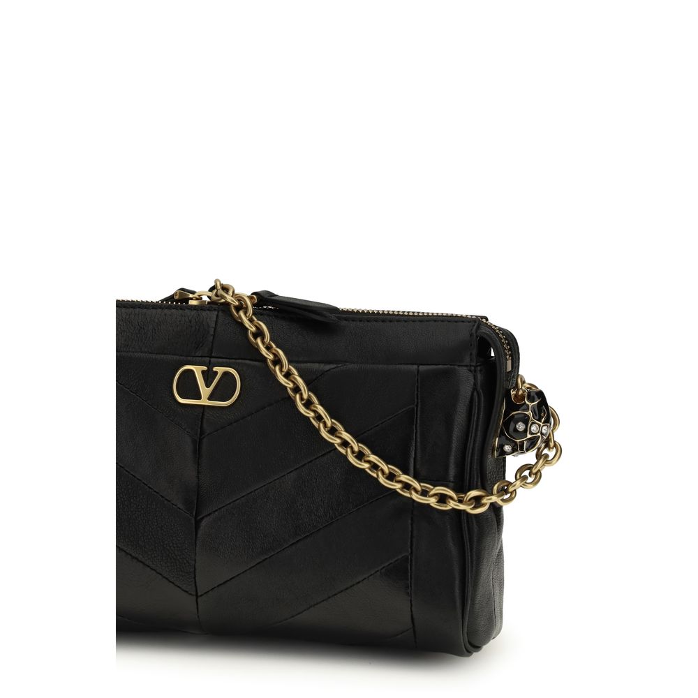 Black Calf Leather Bos Taurus Shoulder Bag