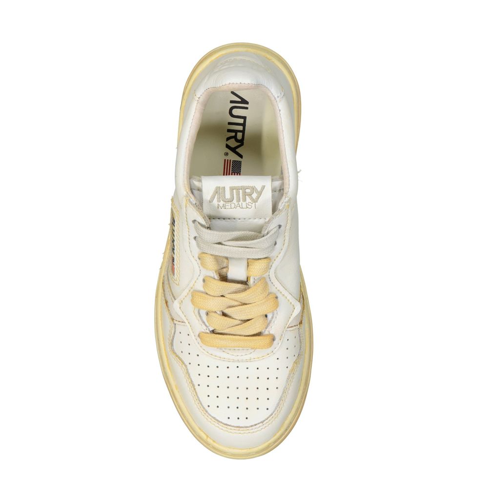 White Leather Sneakers
