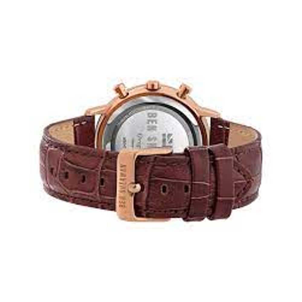 Brown Leather Dress Watch