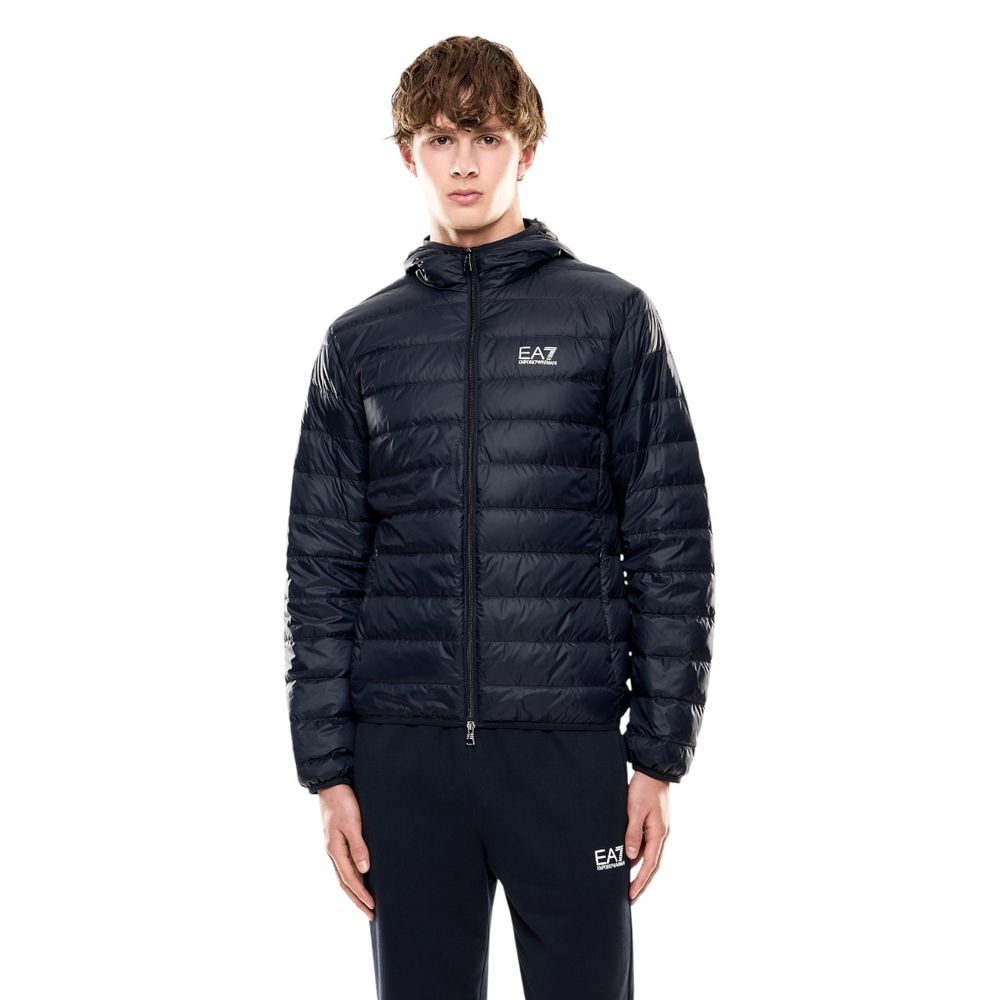 Blue Polyamide Jacket