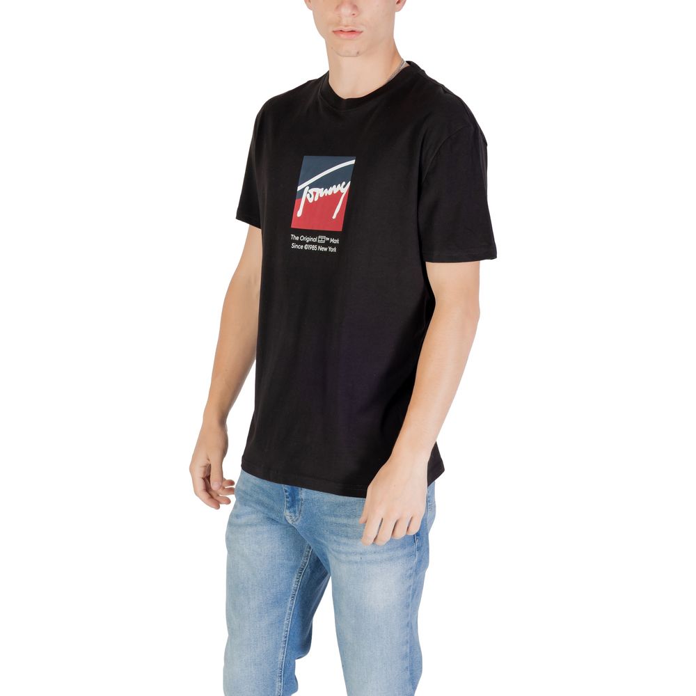Black Recycled Cotton T-Shirt