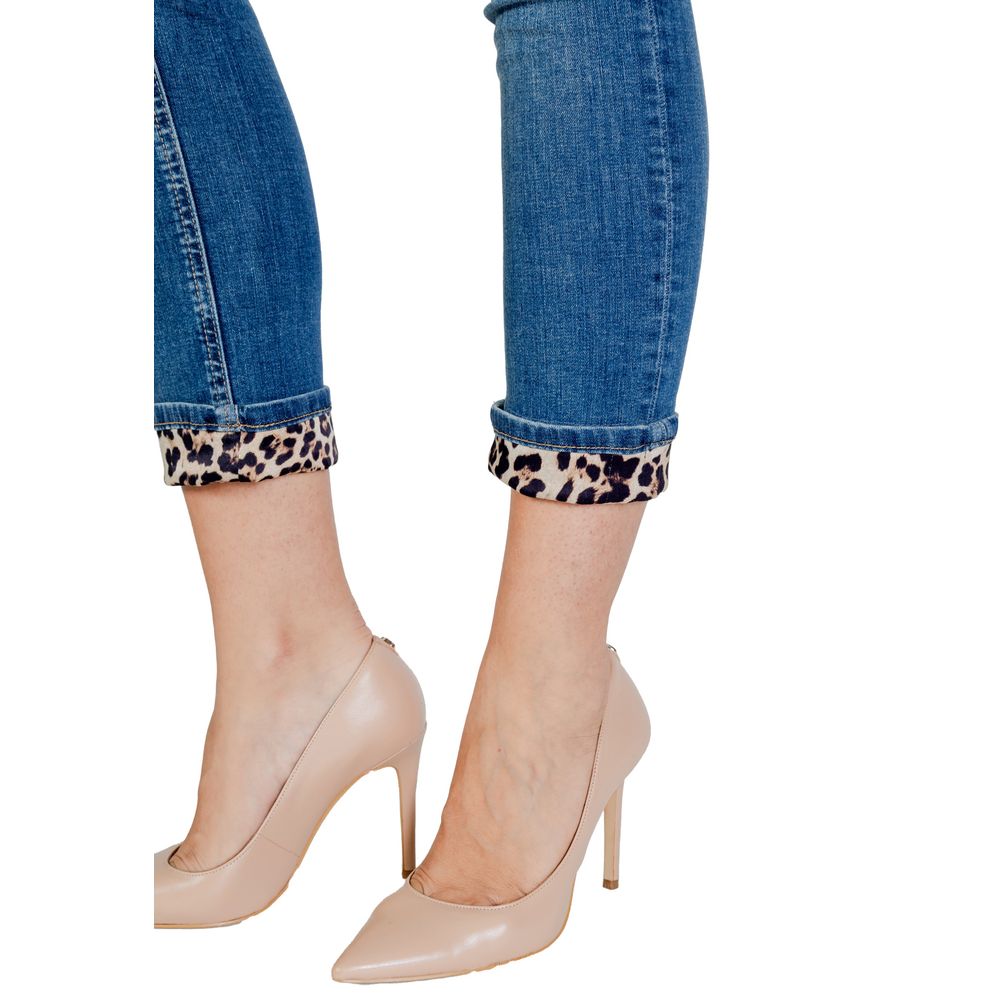Blue Cotton Mom Jeans
