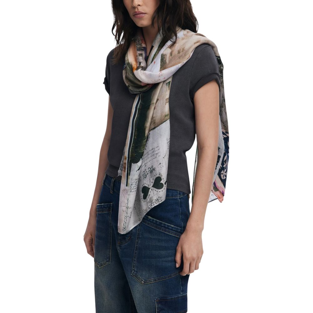 Bicolor Viscose Foulard