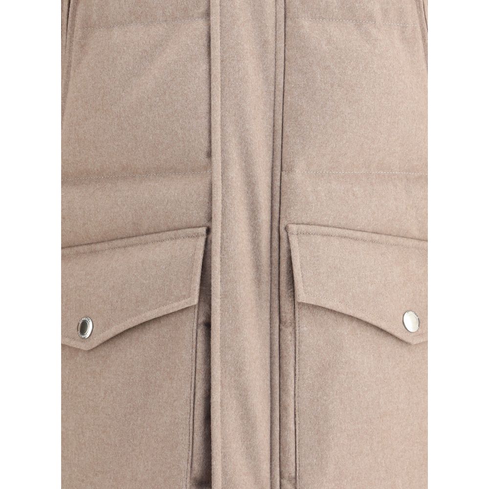 Beige Wool Clothing