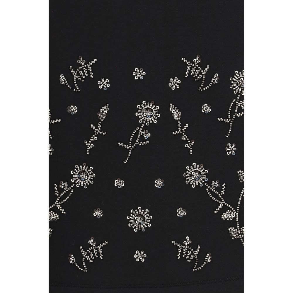 Black Polyester Sweatshirt