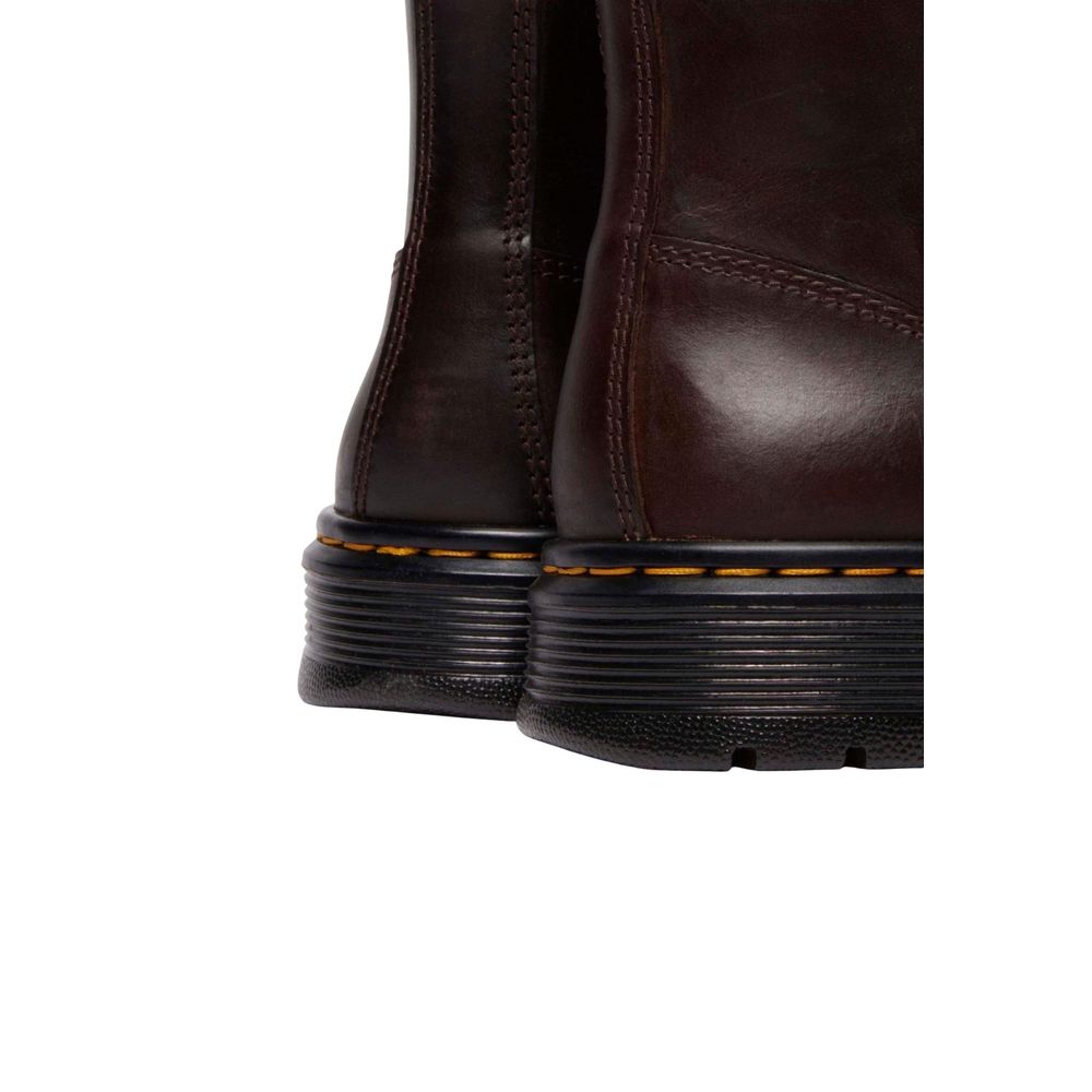 Brown Leather Athletic Sneakers