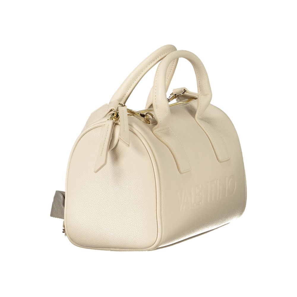 Beige Polyethylene Handbag