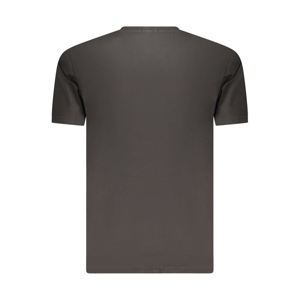 Black Cotton Men's T-Shirt
