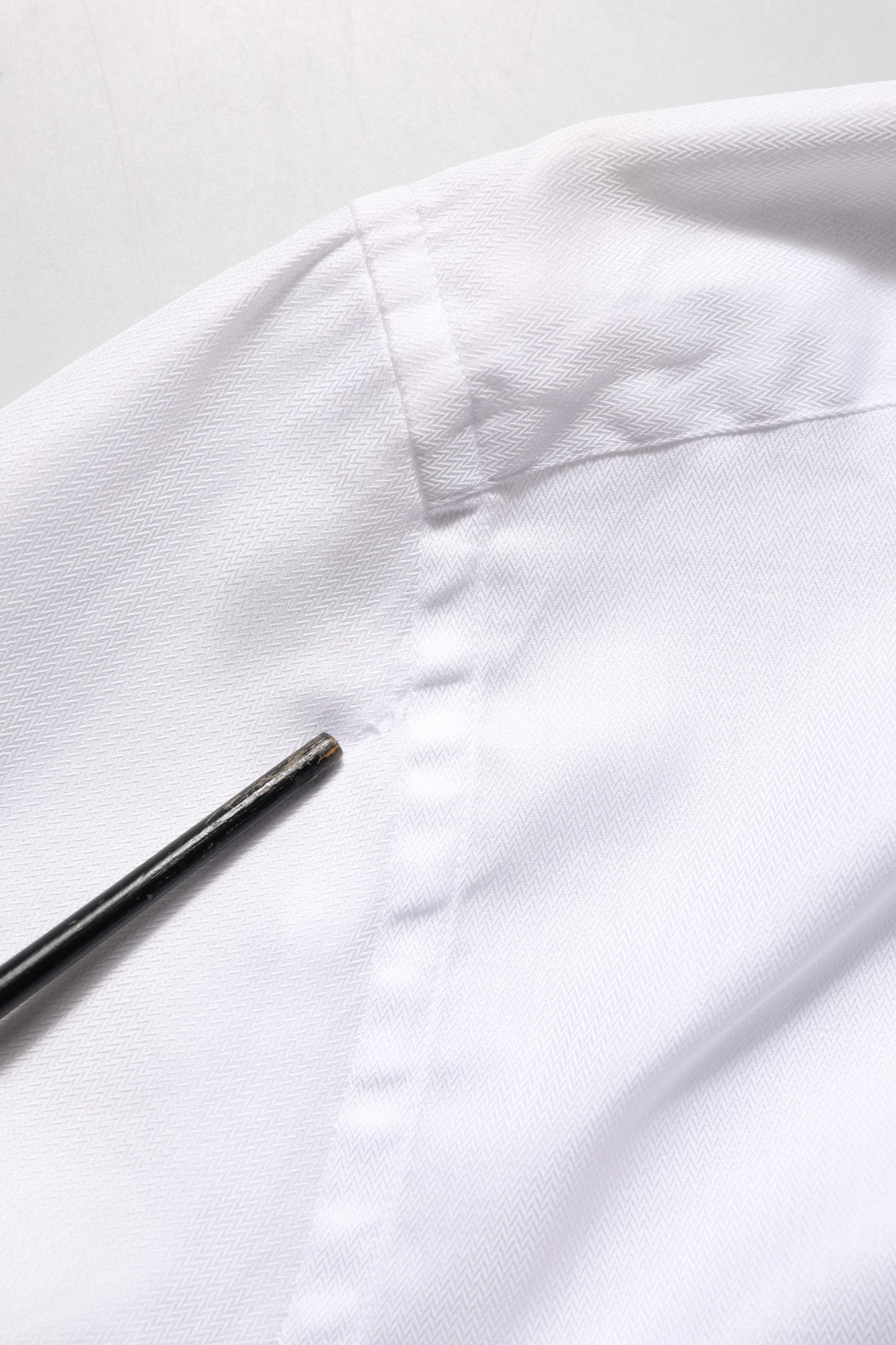 White Cotton Collared Dress Formal Men Shirt