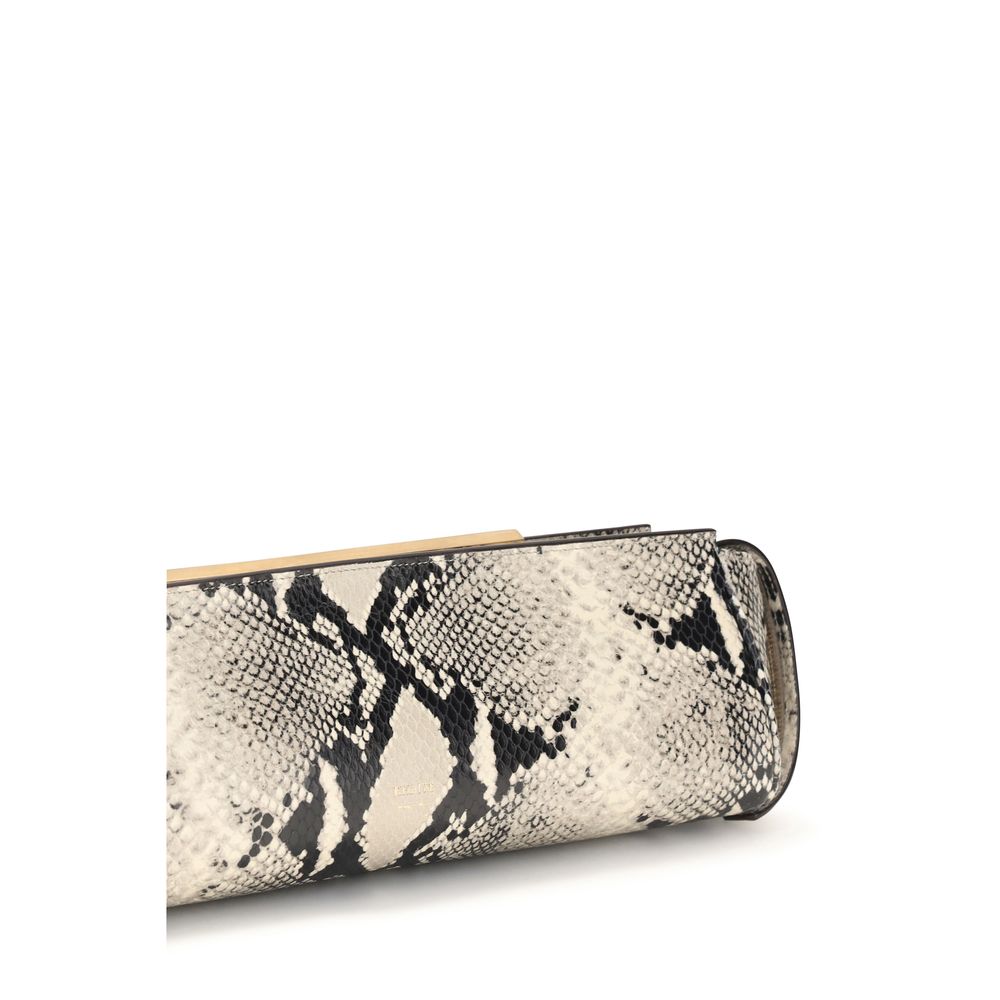 Multicolor Calf Leather Bos Taurus Clutch Bag