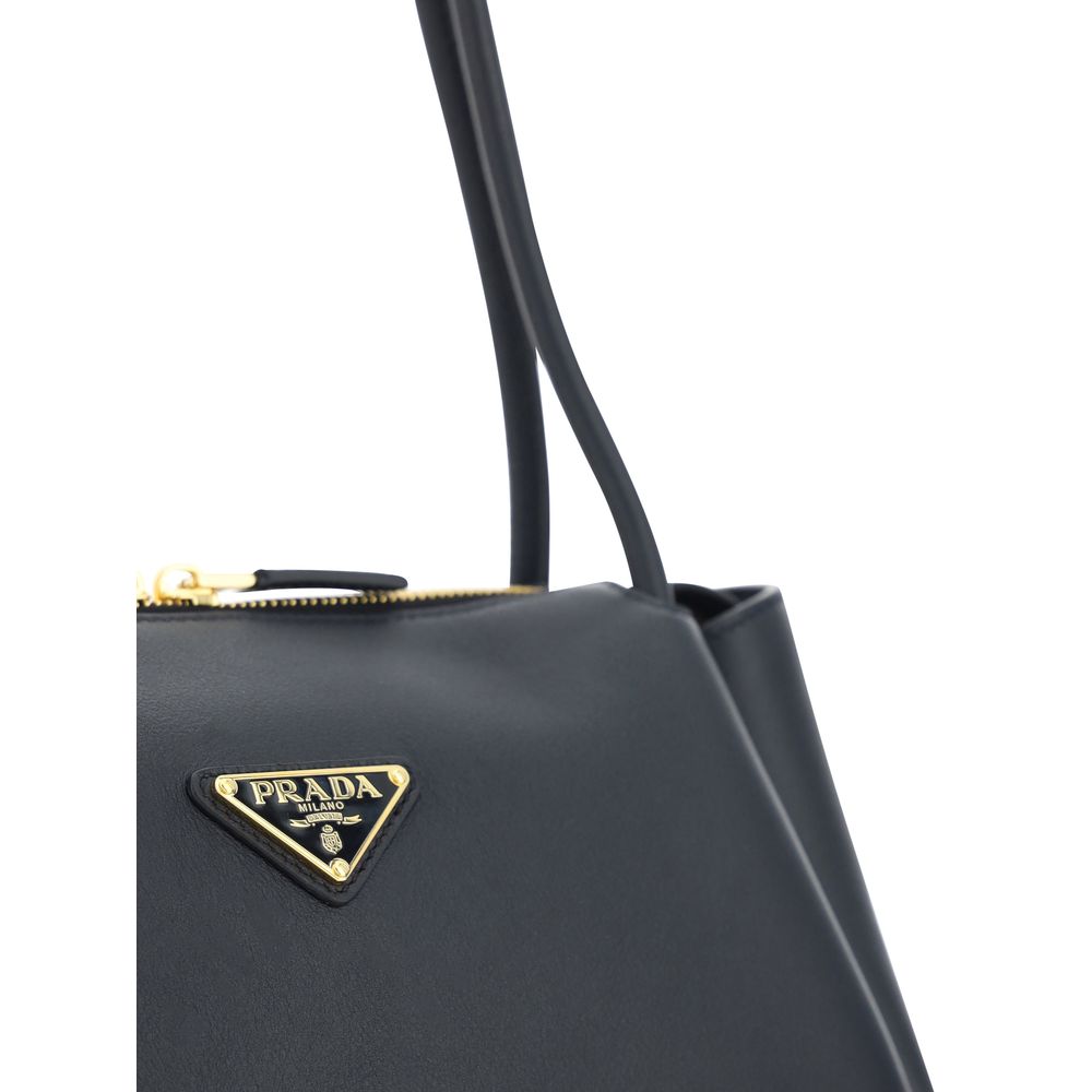 Black Calf Leather Bos Taurus Handbag