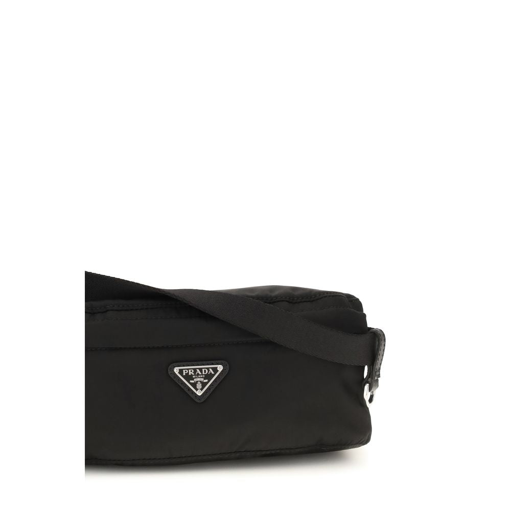 Black Recycled Polyamide Clutch Bag