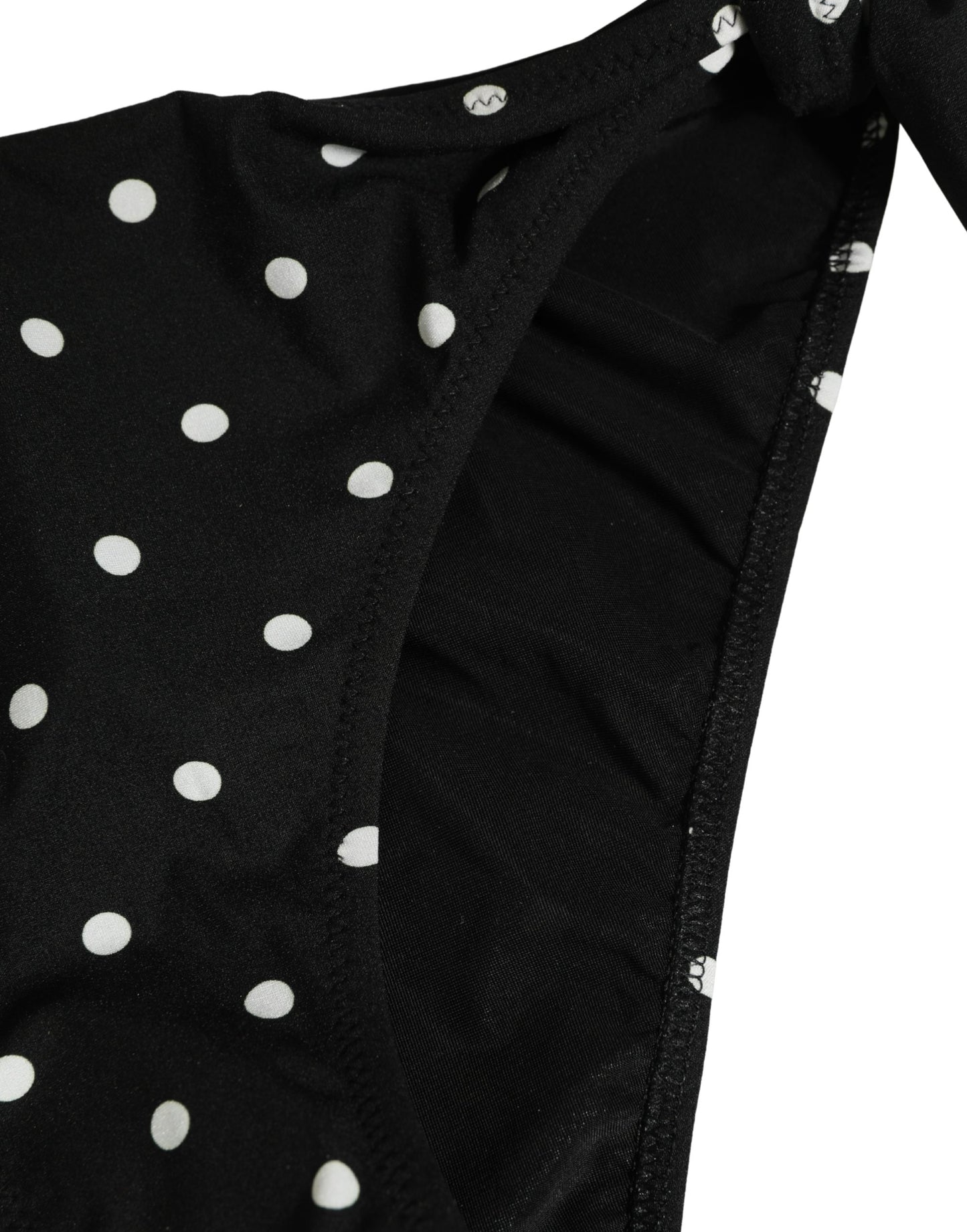 Black Polka Dot Swimwear Beachwear Bottom Bikini