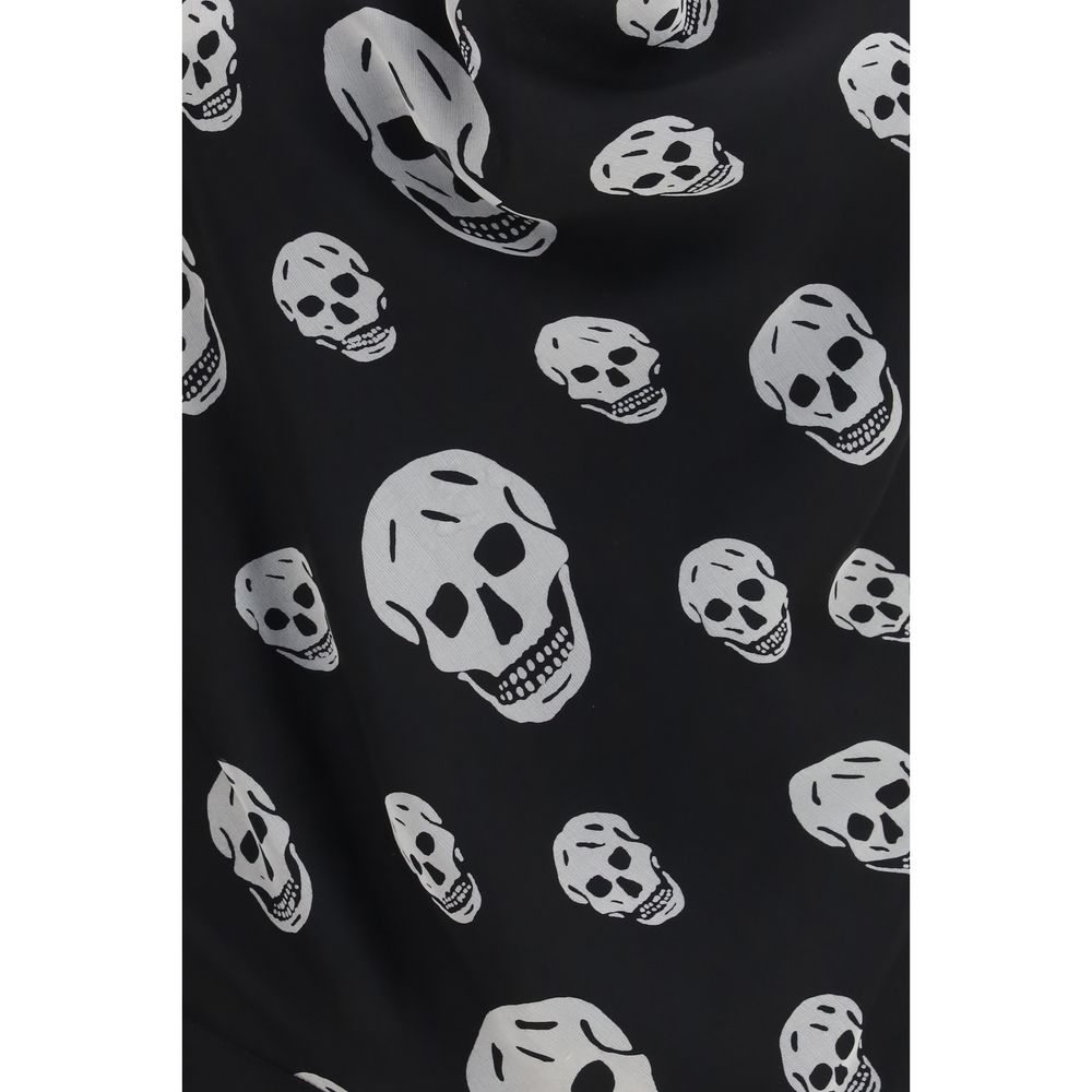 Black Silk Scarf