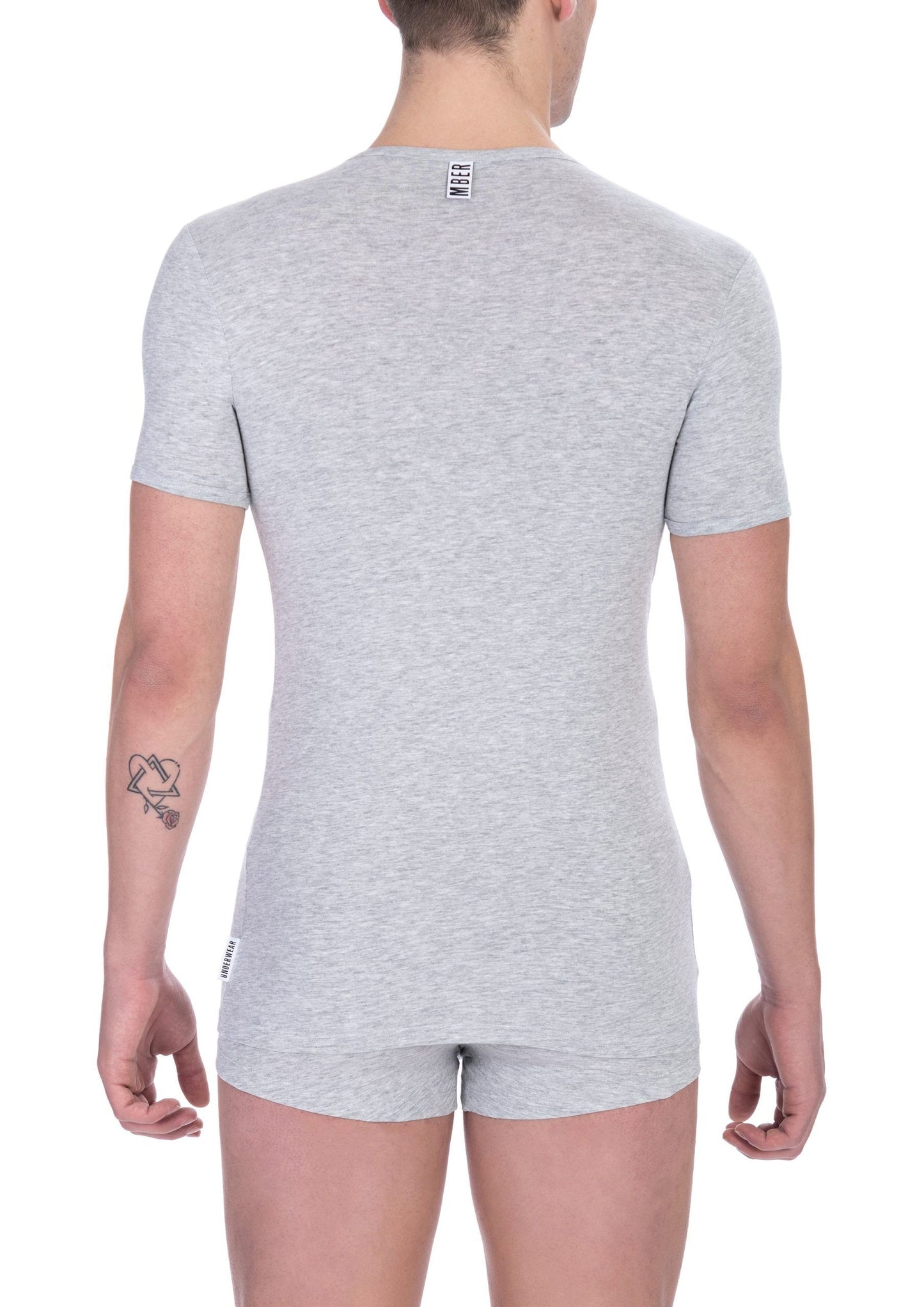 Gray Cotton T-Shirt