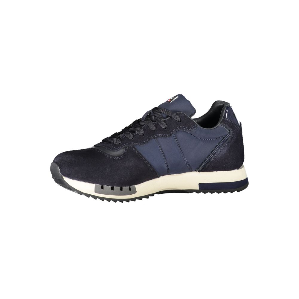 Blue Polyester Sneaker