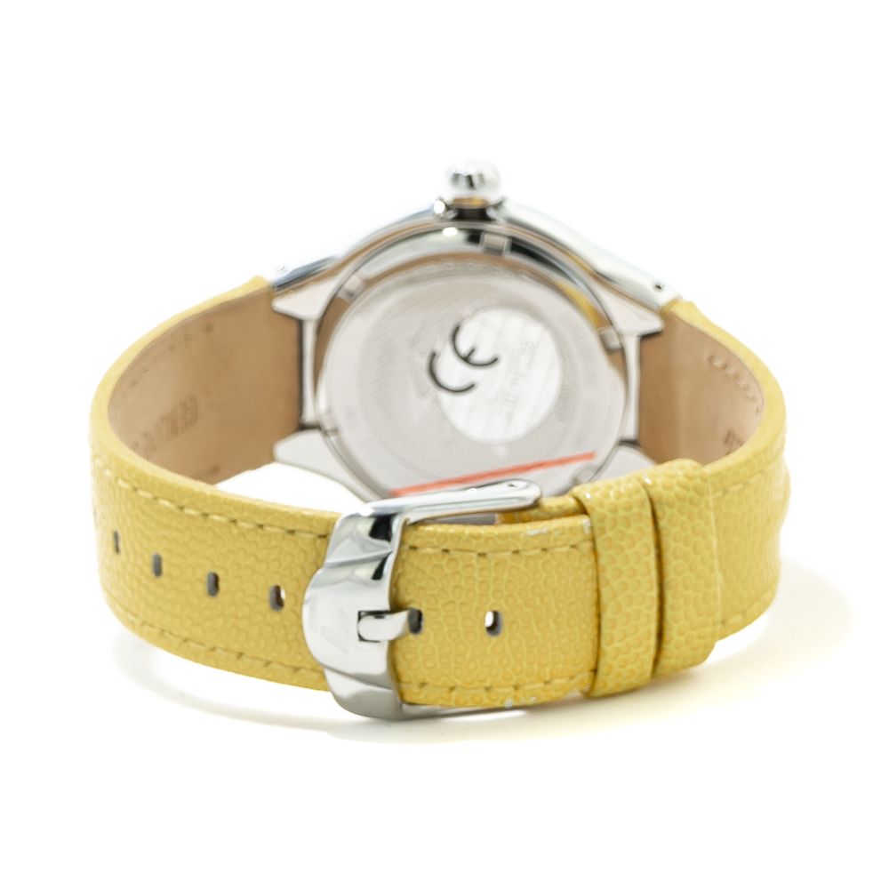 Bicolor Leather Dress Watch