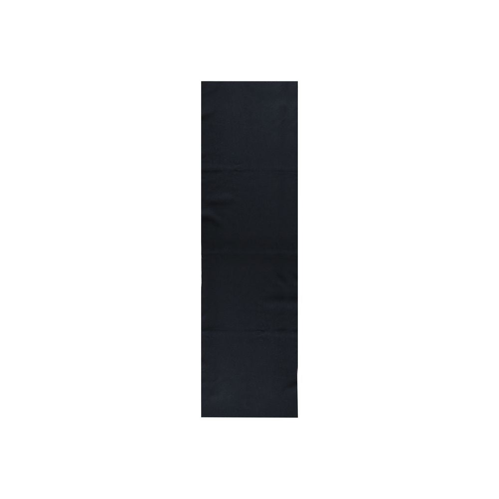 Black Recycled Polyester Scarf
