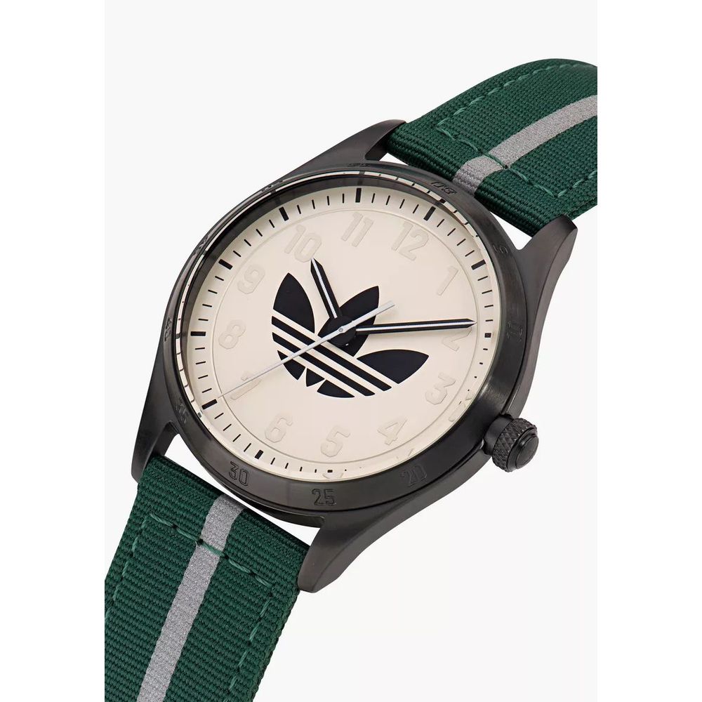 Bicolor Fabric Dress Watch