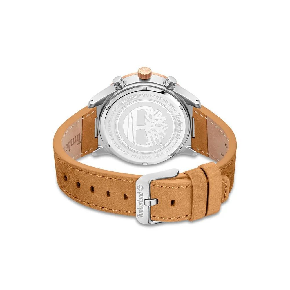 Brown Leather Dress Watch