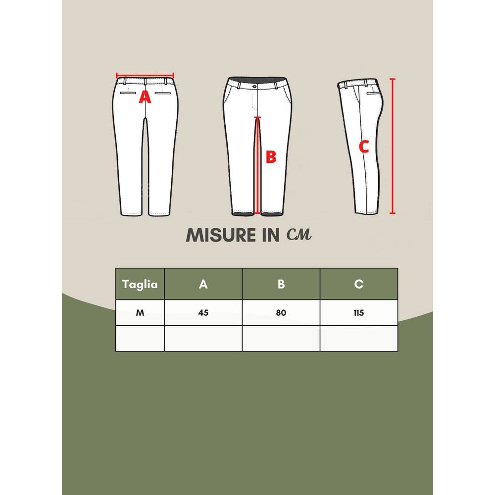 Blue Cotton Athletic Pants