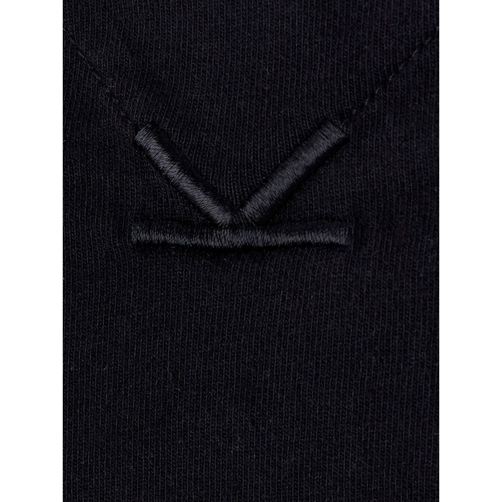 Black Cotton T-Shirt