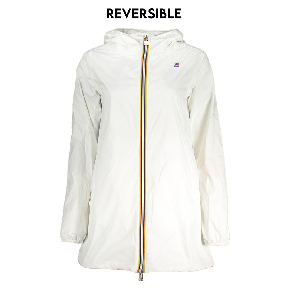 White Polyester Jackets & Coat