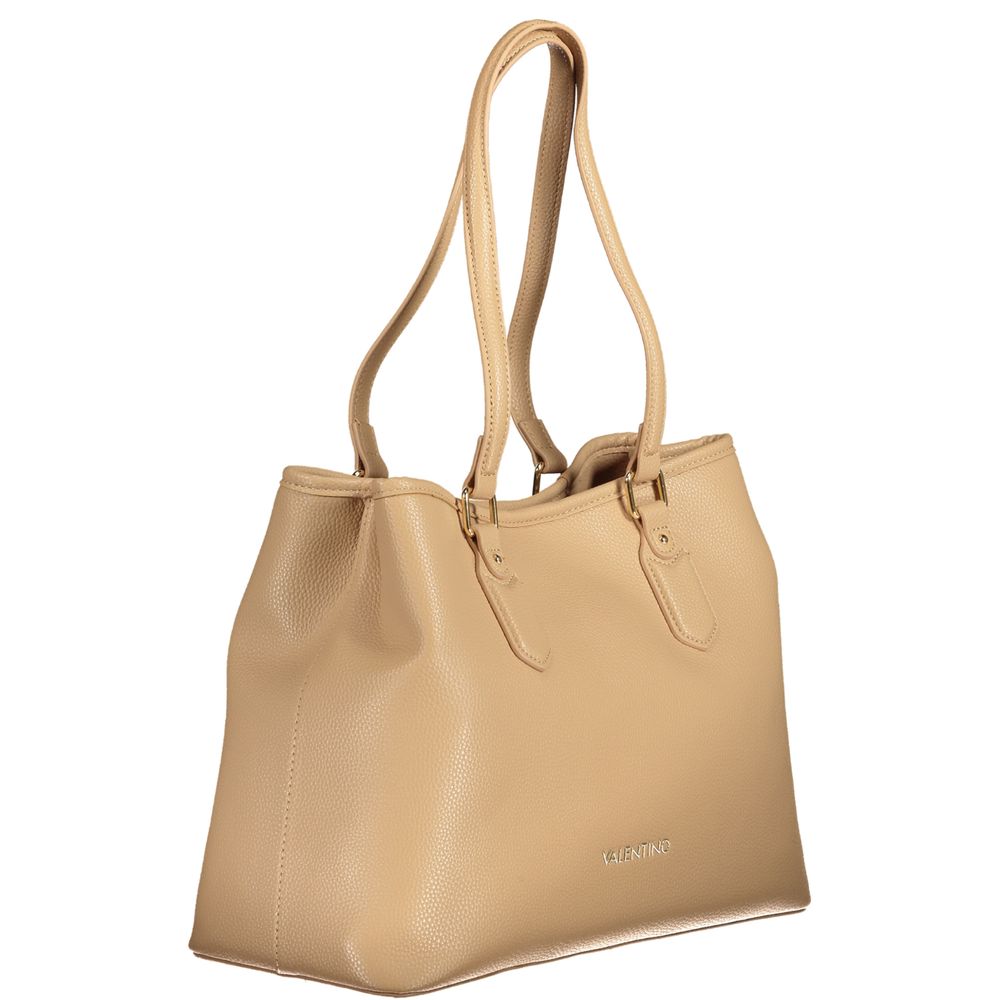 Beige Polyethylene Handbag