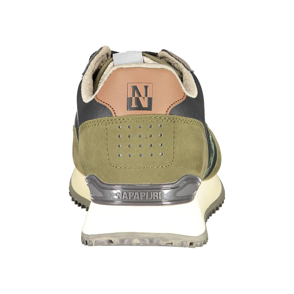 Green Polyester Sneaker