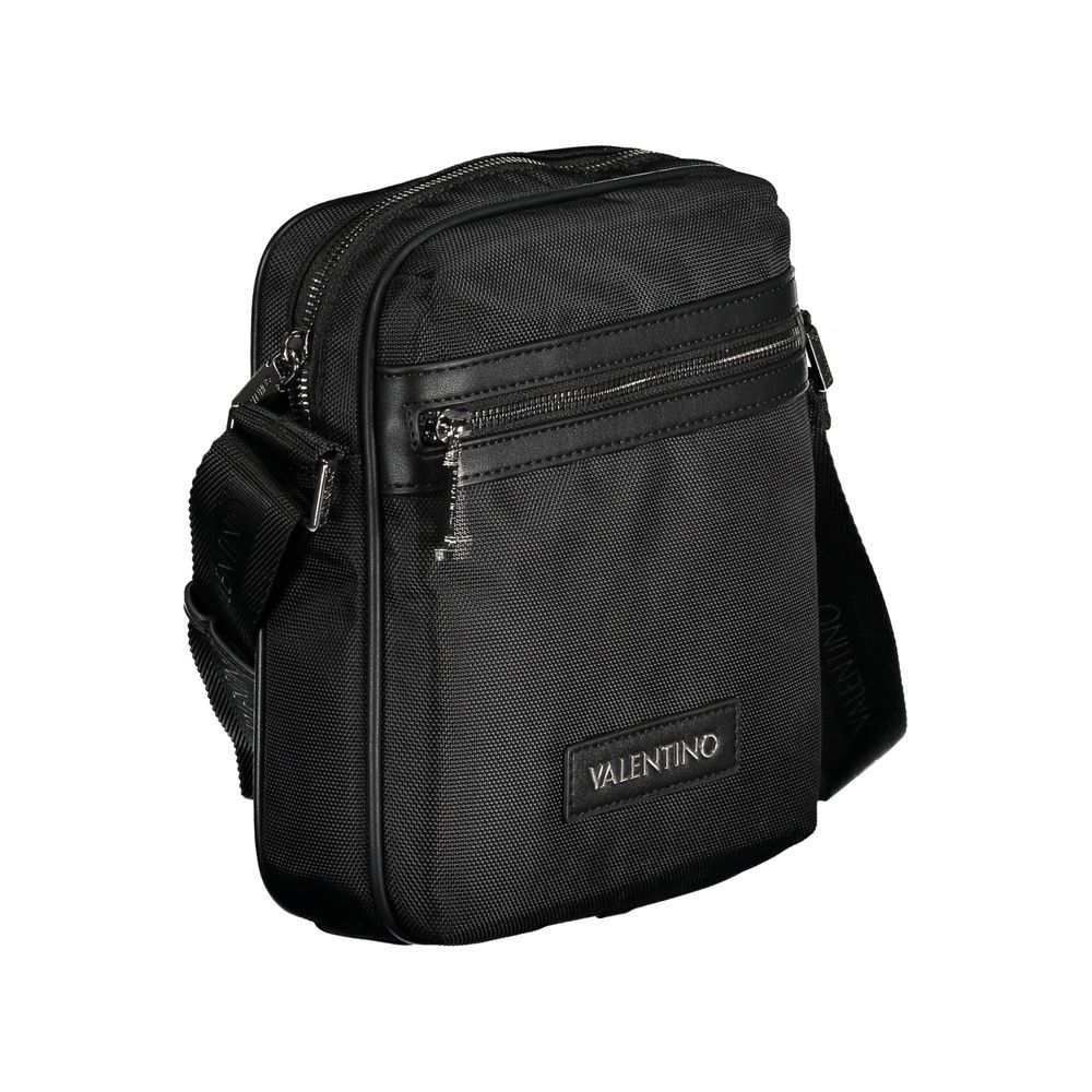 Black Polyester Mens Bag