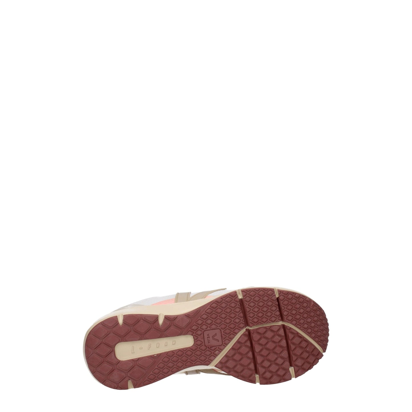 Beige Fabric Athletic Sneakers