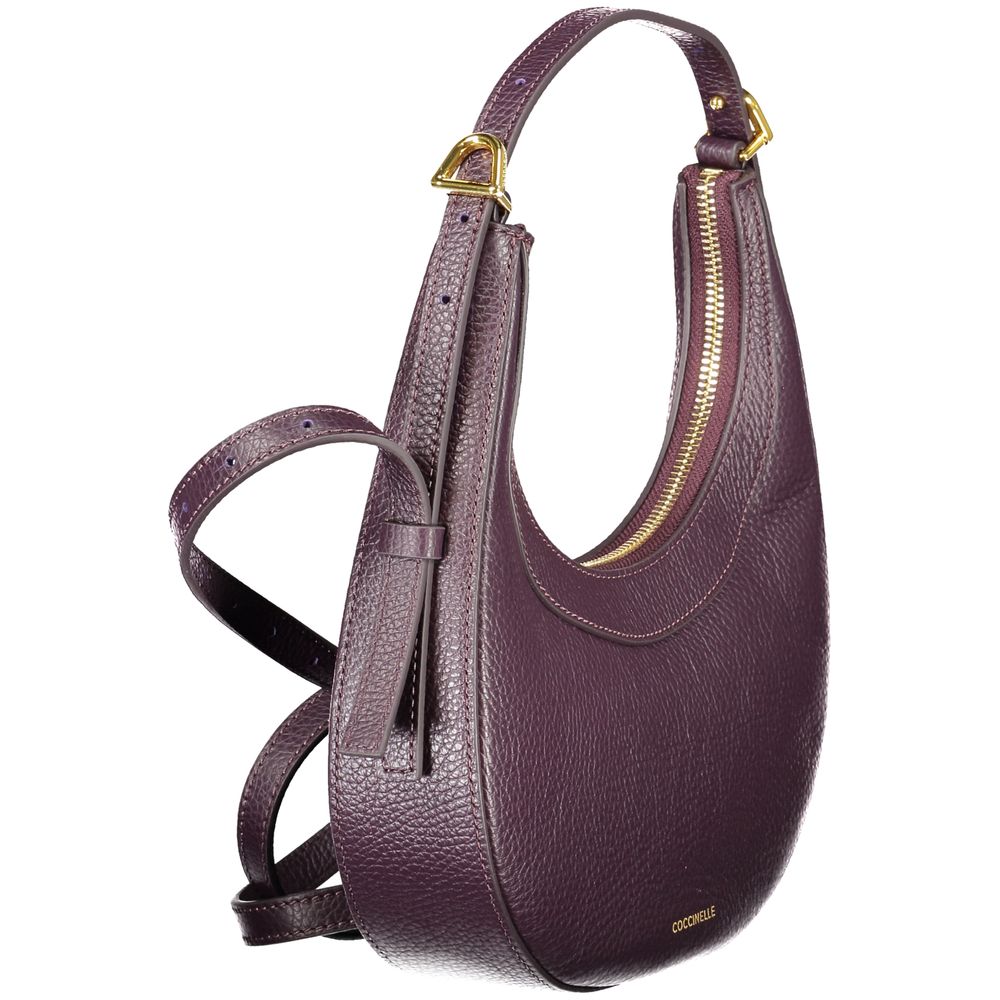 Purple Leather Handbag