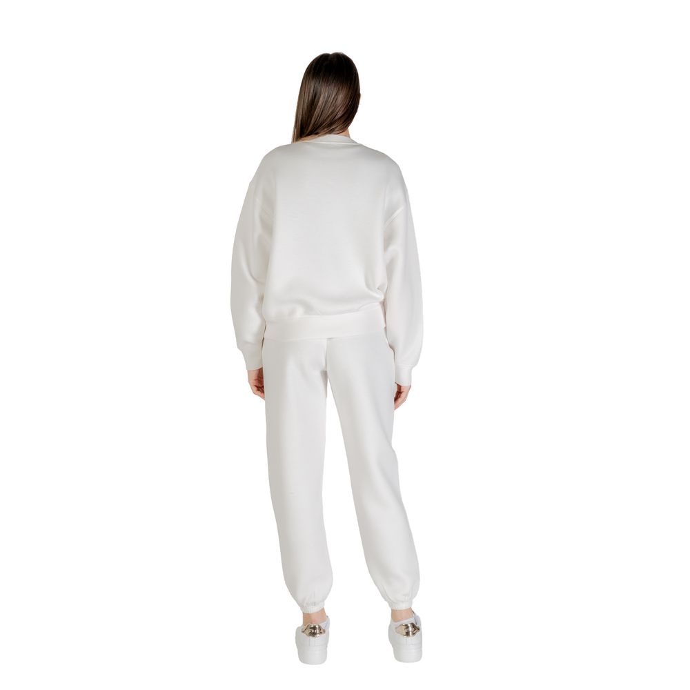 Cream Viscose Sweatshirt