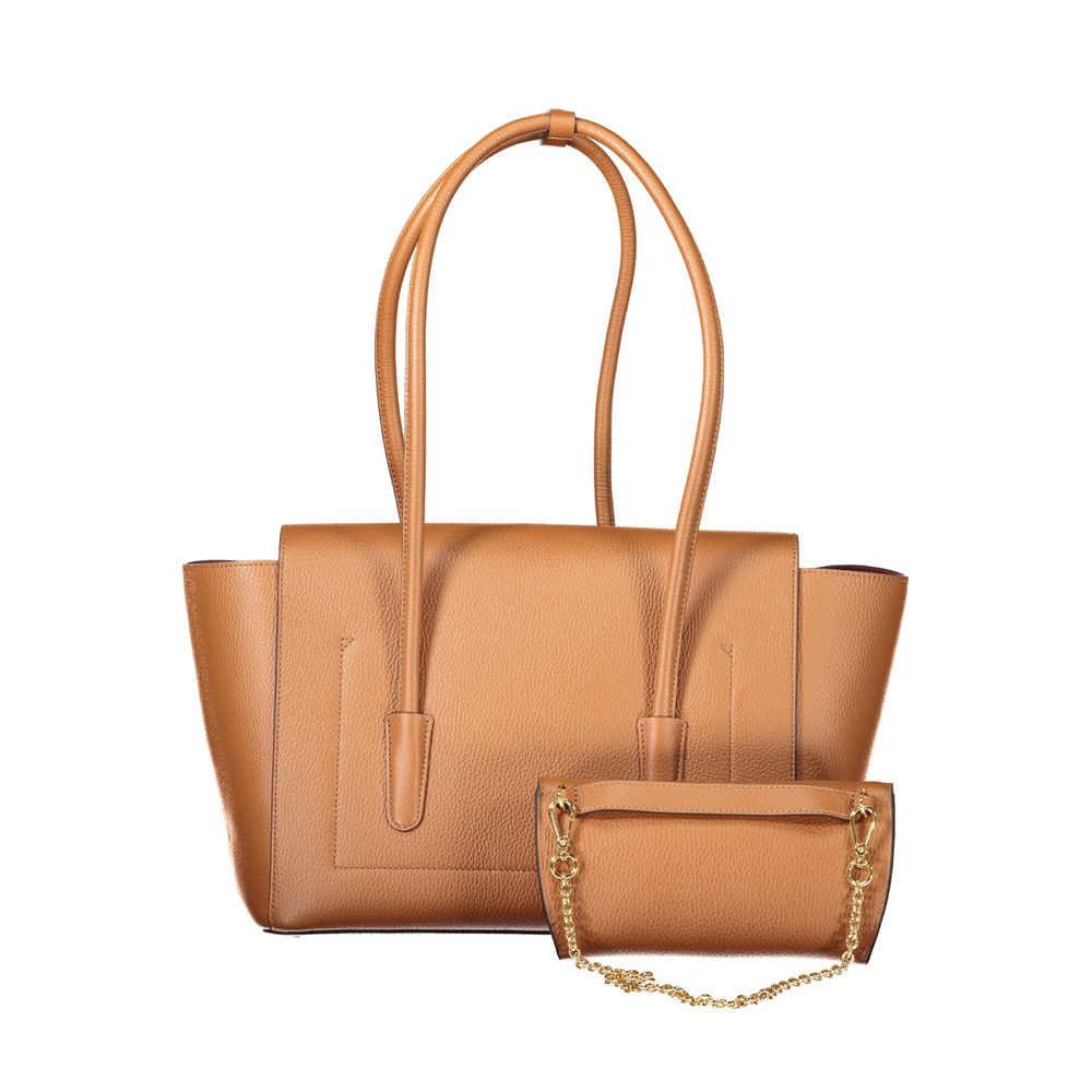 Brown Leather Handbag
