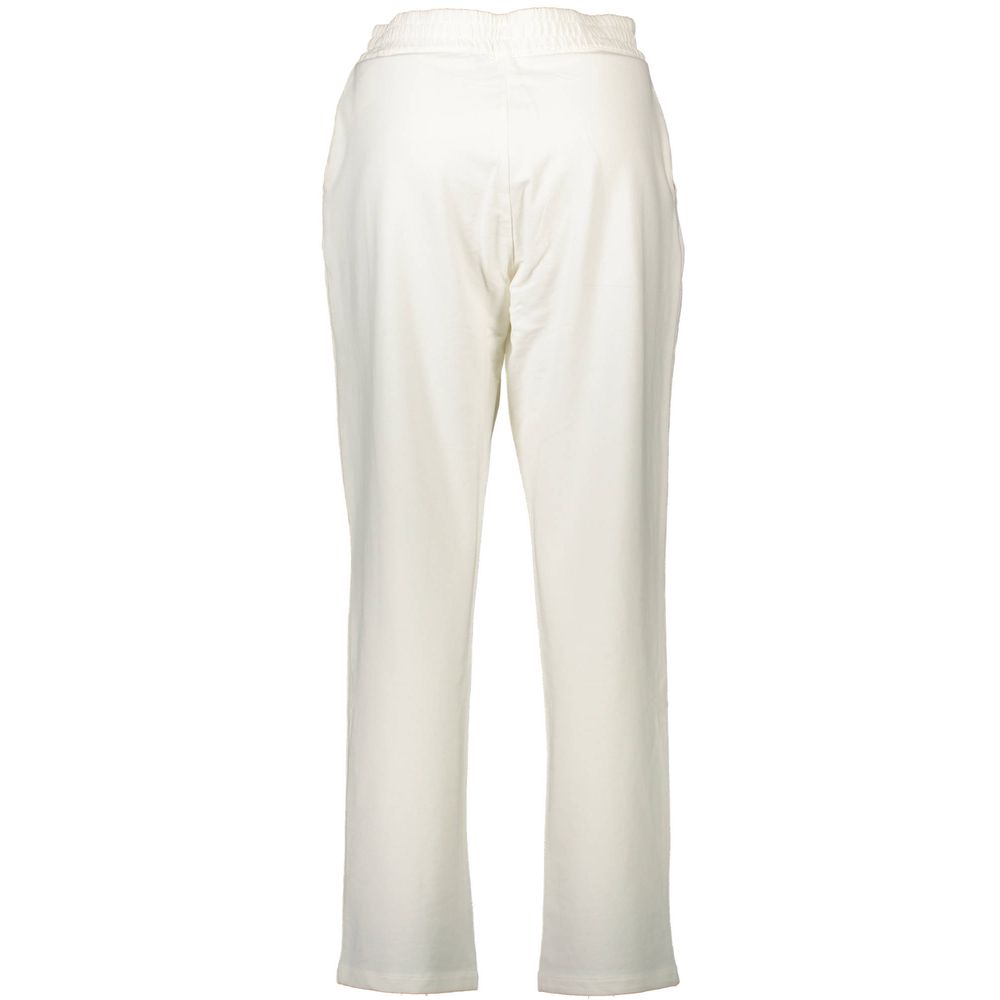 White Cotton Women's Trousers
