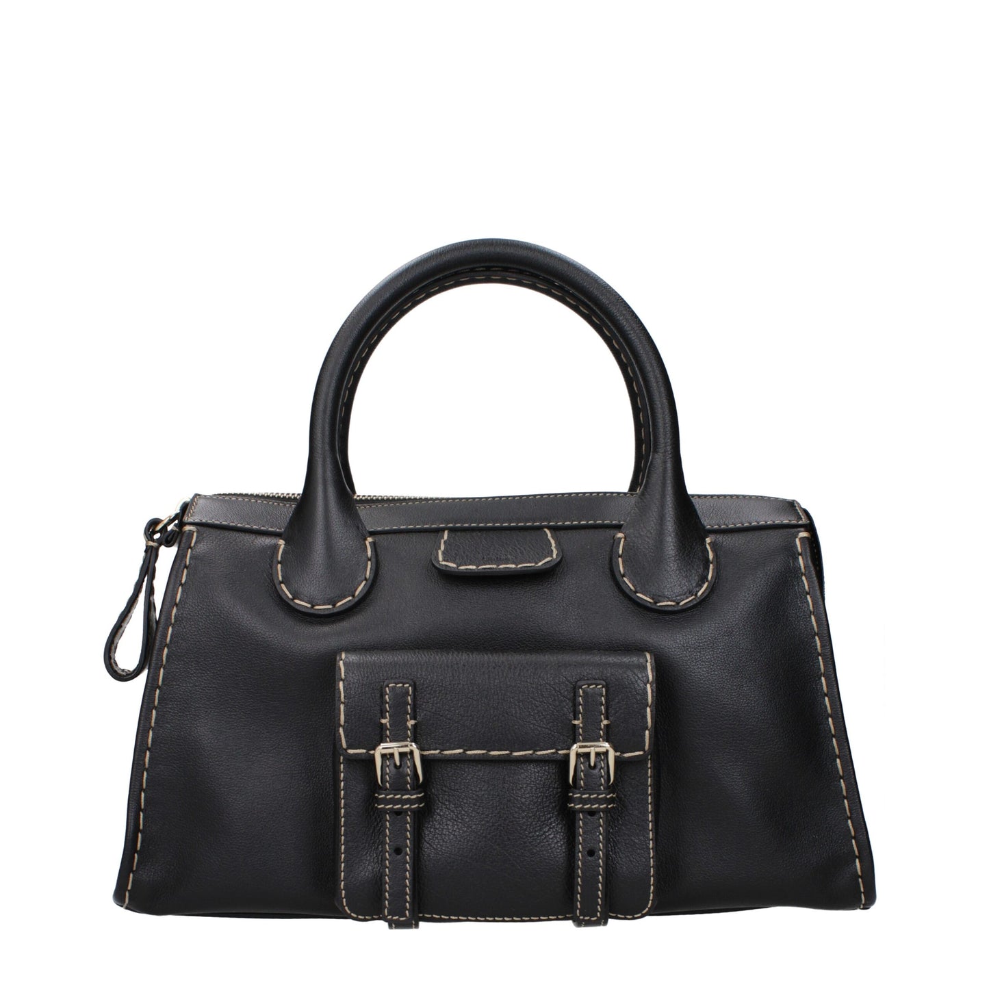 Black Leather Handbag