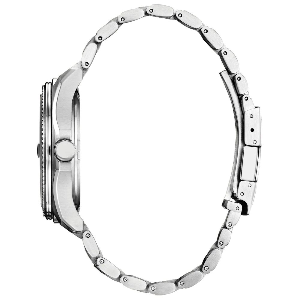 Gray Stainless Steel Dress Watch