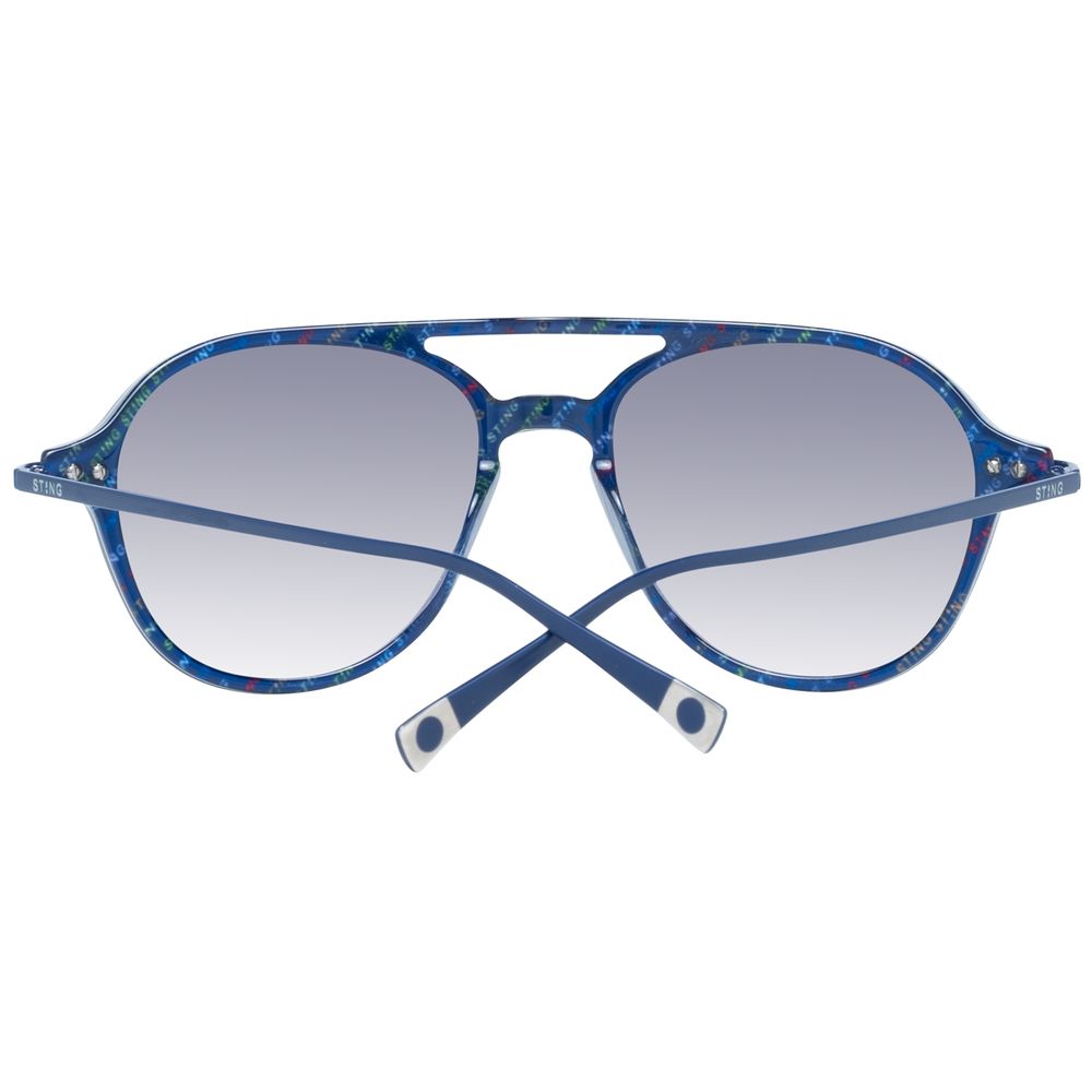 Blue Metal Sunglasses