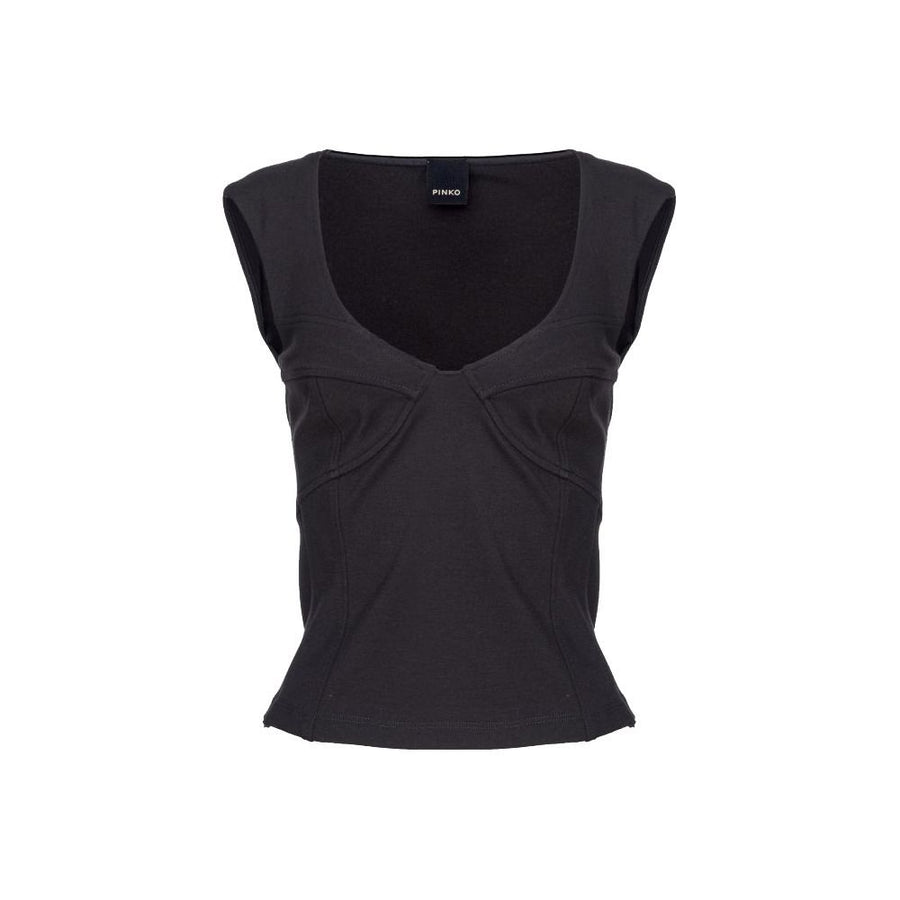 Black Nylon T-Shirt