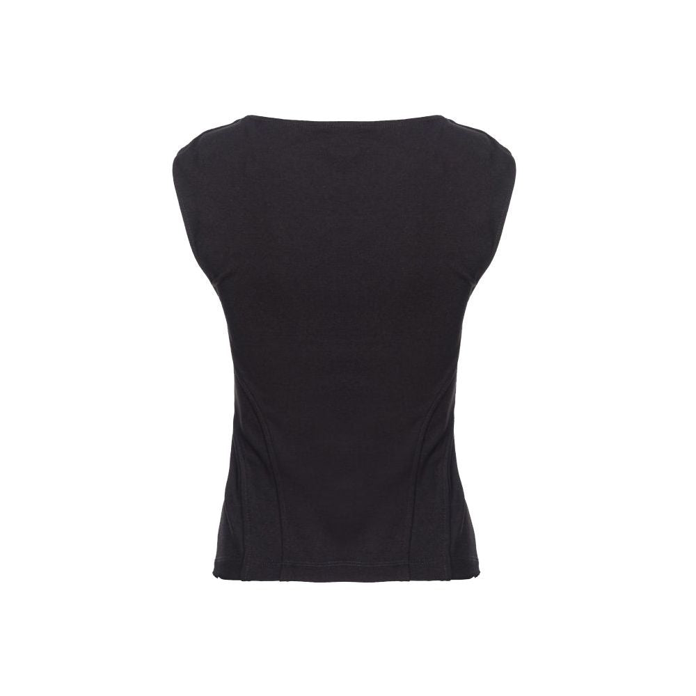 Black Nylon T-Shirt