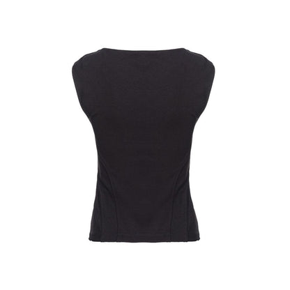 Black Nylon T-Shirt