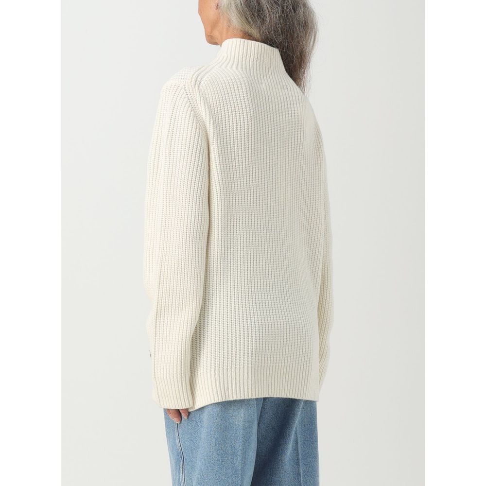 Bicolor Merino Wool Sweatshirt