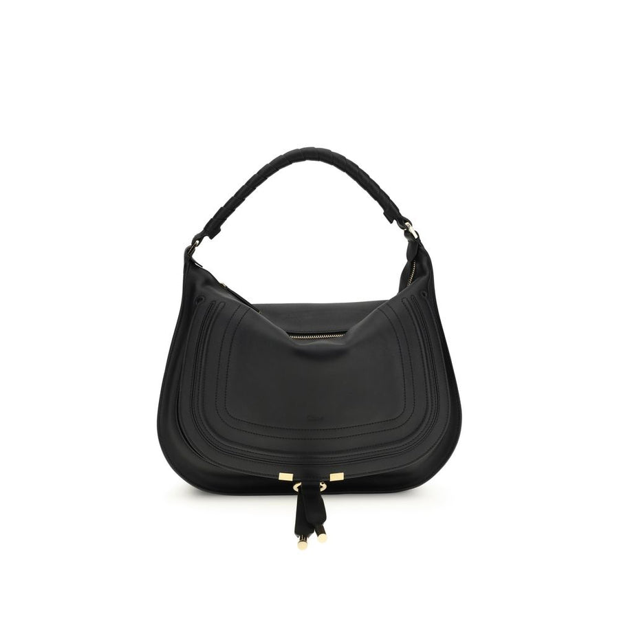 Black Calf Leather Bos Taurus Shoulder Bag