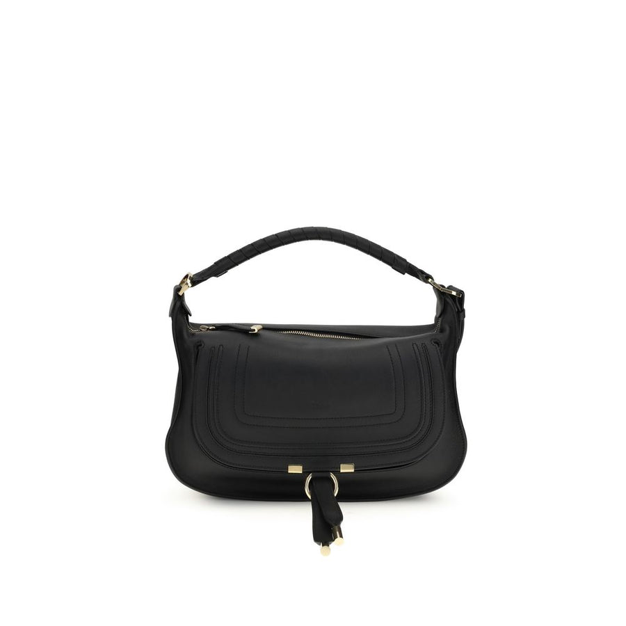 Black Calf Leather Bos Taurus Shoulder Bag